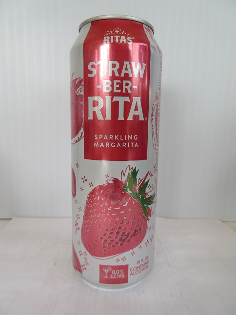 Straw-Ber-Rita - Sparkling Margarita - 25oz - T/O - Click Image to Close